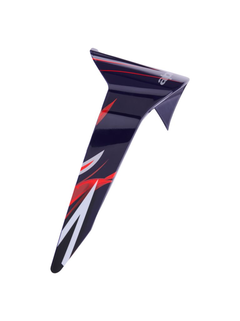 Aerodynamický spoiler pro přilby SUPERTECH R10 FLYTE standardní profil, ALPINESTARS (modrá/červená/bílá matná)