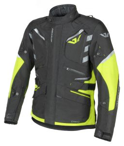 Bunda Trail, AYRTON (černá/žlutá fluo/šedá) 2026