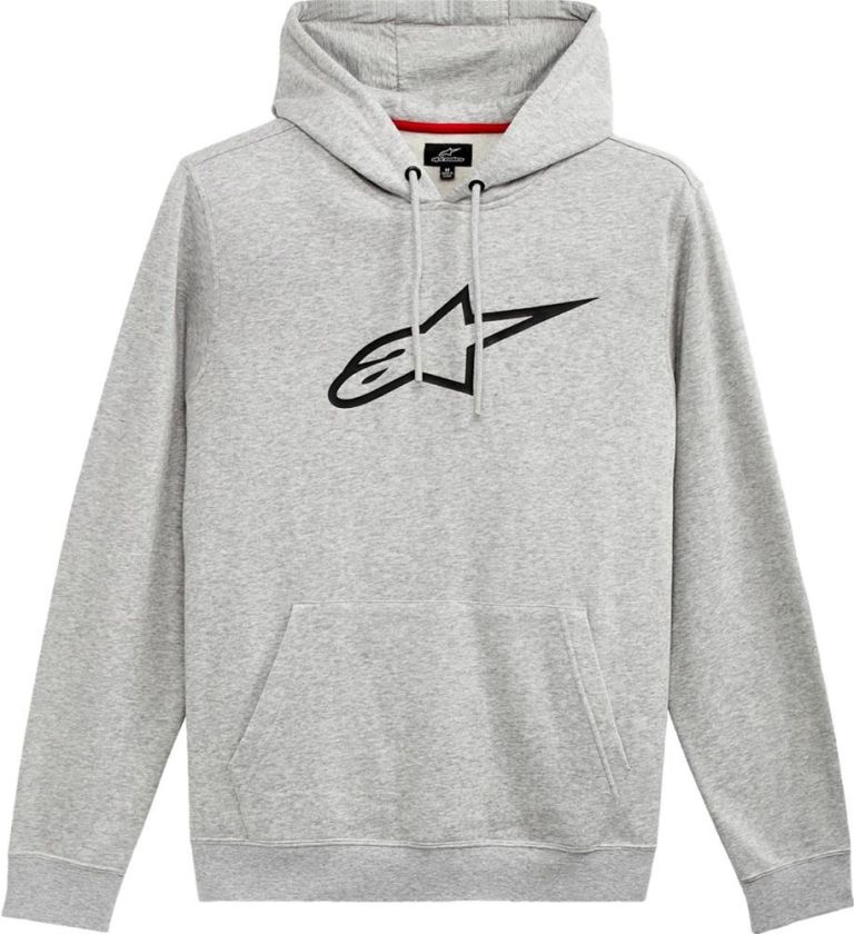 Mikina AGELESS 2 HOODIE, ALPINESTARS (šedá/černá)