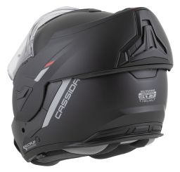 Prilba MultiFlip Solid, CASSIDA (čierna matná/červená/šedá) 2026