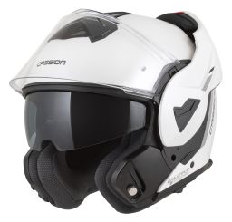 Prilba MultiFlip Solid, CASSIDA (biela perleť/černá) 2026