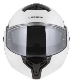 Prilba MultiFlip Solid, CASSIDA (biela perleť/černá) 2026
