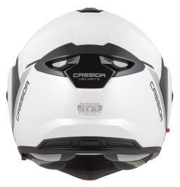 Prilba MultiFlip Solid, CASSIDA (biela perleť/černá) 2026