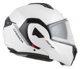 Prilba MultiFlip Solid, CASSIDA (biela perleť/černá) 2026