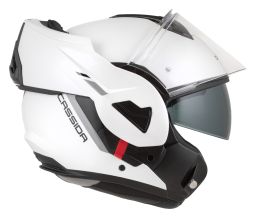 Prilba MultiFlip Solid, CASSIDA (biela perleť/černá) 2026