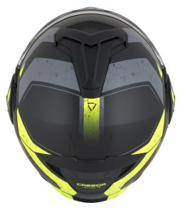 Přilba MultiFlip Korp, CASSIDA (černá matná/žlutá fluo/šedá) 2026