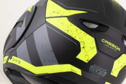 Přilba MultiFlip Korp, CASSIDA (černá matná/žlutá fluo/šedá) 2026