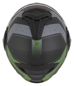 Přilba MultiFlip Korp, CASSIDA (černá matná/zelená/šedá) 2026