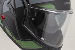 Přilba MultiFlip Korp, CASSIDA (černá matná/zelená/šedá) 2026