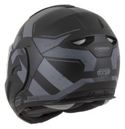 Přilba MultiFlip Korp, CASSIDA (černá matná/tmavě šedá/šedá) 2026