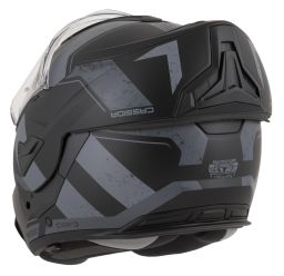 Přilba MultiFlip Korp, CASSIDA (černá matná/tmavě šedá/šedá) 2026