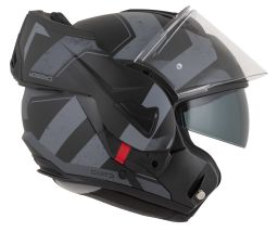 Přilba MultiFlip Korp, CASSIDA (černá matná/tmavě šedá/šedá) 2026