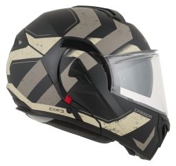 Prilba MultiFlip Korp, CASSIDA (čierna matná/písková/khaki) 2026