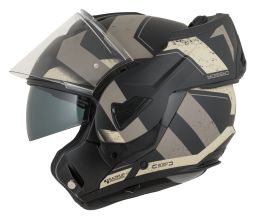 Prilba MultiFlip Korp, CASSIDA (čierna matná/písková/khaki) 2026