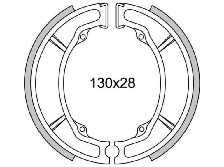 Brzdové obloženie (štandardné materiál) NEWFREN (2 ks v balenie)