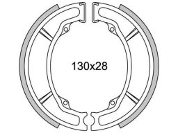 Brzdové obloženie (štandardné materiál) NEWFREN (2 ks v balenie)