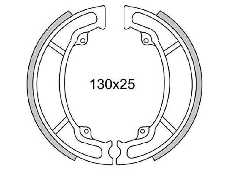 Brzdové obloženie (štandardné materiál) NEWFREN (2 ks v balenie)