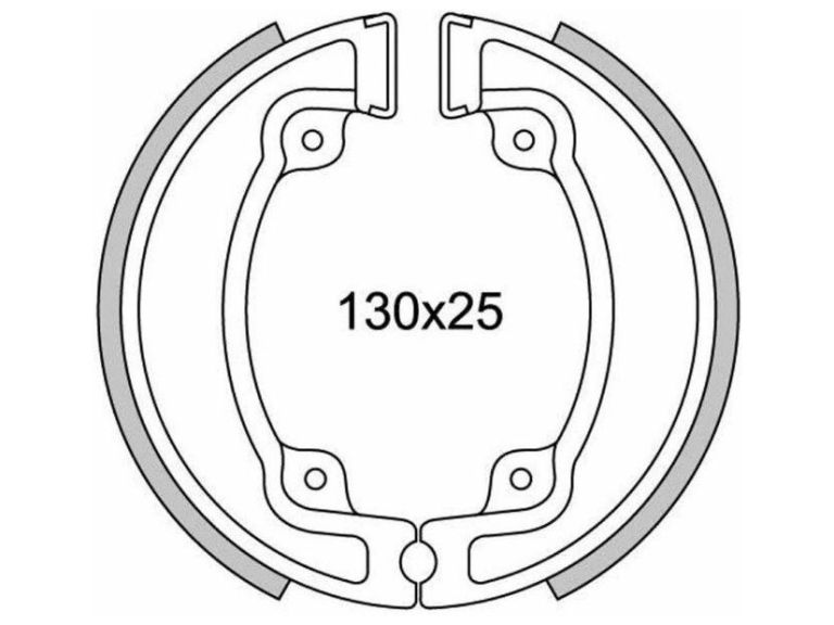Brzdové obloženie (štandardné materiál) NEWFREN (2 ks v balenie)
