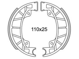 Brzdové obloženie (drážkované) NEWFREN (2 ks v balenie)