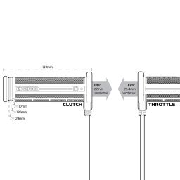 Vyhrievané gripy HotGrips pre 2.0 Adventure, OXFORD (integrované ovládanie)