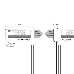 Vyhrievané gripy HotGrips Advanced Integrated Touring, OXFORD