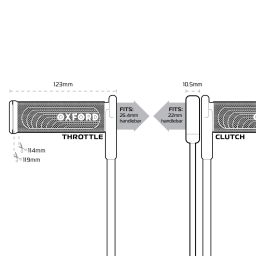 Vyhrievané gripy HotGrips Advanced Integrated Šport, OXFORD