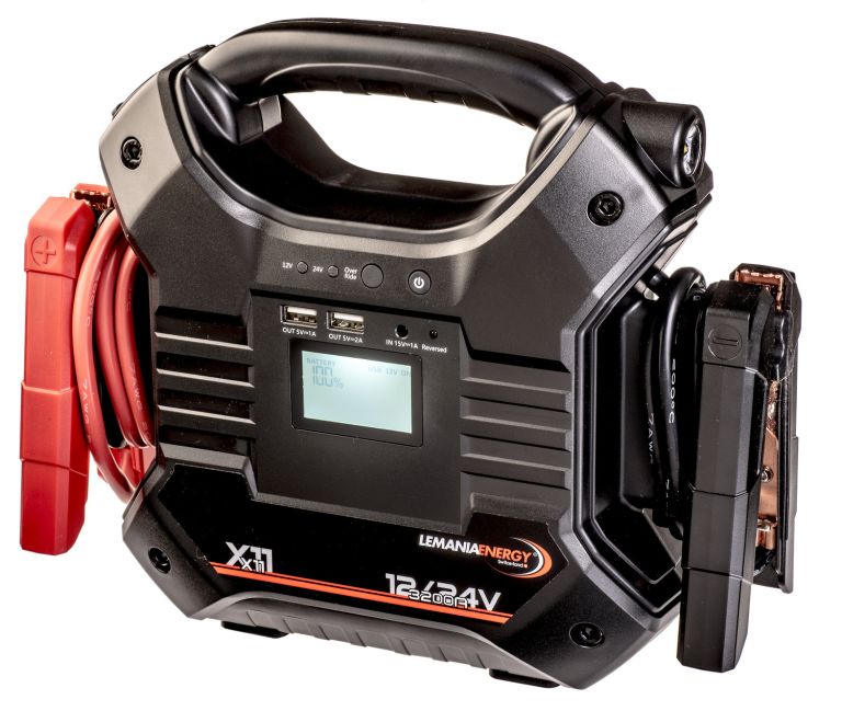 Startovací lithium booster X11 12/24V LEMANIA ENERGY
