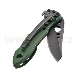 LEATHERMAN SKELETOOL KB OG GREEN - zavírací nůž s otvírákem lahví, rovná čepel