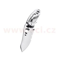LEATHERMAN SKELETOOL KBx SILVER - zavírací nůž s otvírákem lahví, kombinovaná čepel