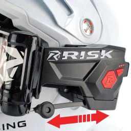 Univerzálny bezdrôtový roll-off systém pre MX okuliare, Risk Racing