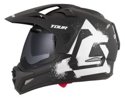 Prilba Tour 2.0 Crew, CASSIDA (čierna matná/bílá, plexi s prípravou pre Pinlock) 2026