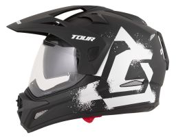 Prilba Tour 2.0 Crew, CASSIDA (čierna matná/bílá, plexi s prípravou pre Pinlock) 2026