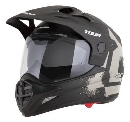 Prilba Tour 2.0 Crew, CASSIDA (čierna matná/písková, plexi s prípravou pre Pinlock) 2026