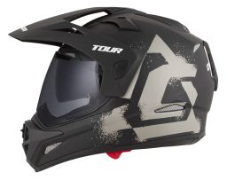 Prilba Tour 2.0 Crew, CASSIDA (čierna matná/písková, plexi s prípravou pre Pinlock) 2026