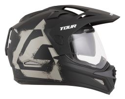 Prilba Tour 2.0 Crew, CASSIDA (čierna matná/písková, plexi s prípravou pre Pinlock) 2026