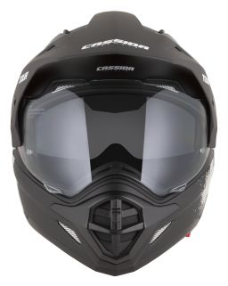 Prilba Tour 2.0 Crew, CASSIDA (čierna matná/písková, plexi s prípravou pre Pinlock) 2026