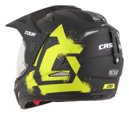 Prilba Tour 2.0 Crew, CASSIDA (čierna matná/žlutá fluo, plexi s prípravou pre Pinlock) 2026