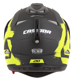 Prilba Tour 2.0 Crew, CASSIDA (čierna matná/žlutá fluo, plexi s prípravou pre Pinlock) 2026