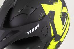 Prilba Tour 2.0 Crew, CASSIDA (čierna matná/žlutá fluo, plexi s prípravou pre Pinlock) 2026