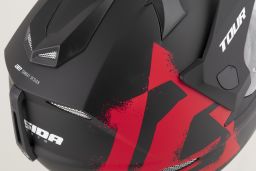 Prilba Tour 2.0 Crew, CASSIDA (čierna matná/červená, plexi s prípravou pre Pinlock) 2026