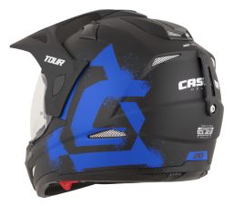 Prilba Tour 2.0 Crew, CASSIDA (čierna matná/modrá, plexi s prípravou pre Pinlock) 2026