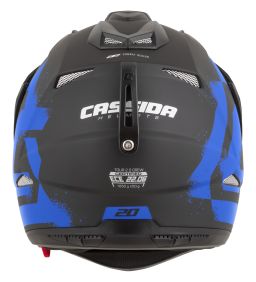 Prilba Tour 2.0 Crew, CASSIDA (čierna matná/modrá, plexi s prípravou pre Pinlock) 2026