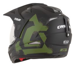 Prilba Tour 2.0 Crew, CASSIDA (čierna matná/tmavě zelená, plexi s prípravou pre Pinlock) 2026