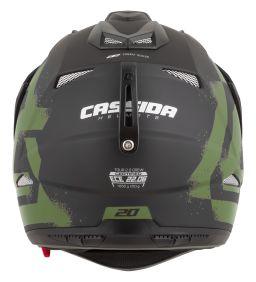 Prilba Tour 2.0 Crew, CASSIDA (čierna matná/tmavě zelená, plexi s prípravou pre Pinlock) 2026