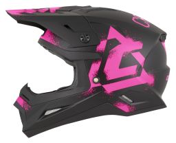 Přilba Cross Cup 2 Crew, CASSIDA (černá matná/růžová fluo) 2026