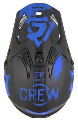 Přilba Cross Cup 2 Crew Junior, CASSIDA, dětská (černá matná/modrá) 2026