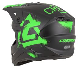 Prilba Cross Cup 2 Crew, CASSIDA (čierna matná/zelená fluo) 2026