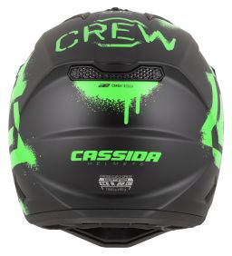 Prilba Cross Cup 2 Crew, CASSIDA (čierna matná/zelená fluo) 2026