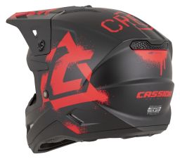 Prilba Cross Cup 2 Crew, CASSIDA (čierna matná/červená) 2026