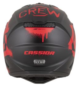 Prilba Cross Cup 2 Crew, CASSIDA (čierna matná/červená) 2026